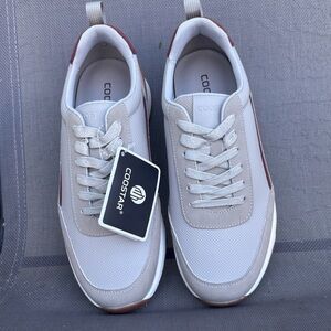 Men's Casual shoes dress sneakers lightweight lace up non slip walking shoes 9.5